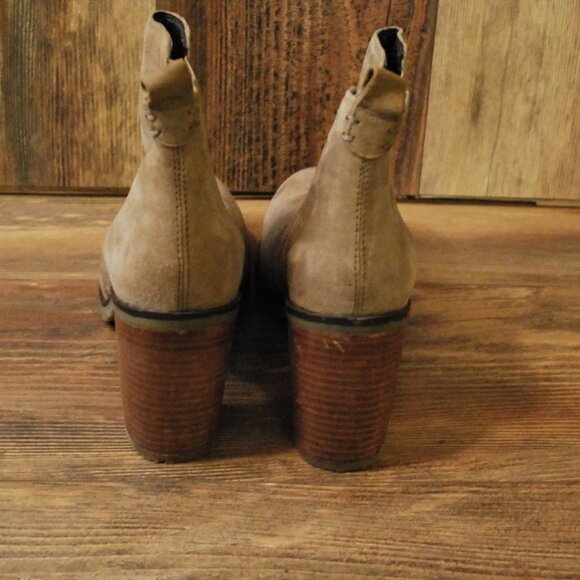 Alicia Leather Hiker Ankle Boot Size 10 Medium Brown Womens - Picture 3 of 5